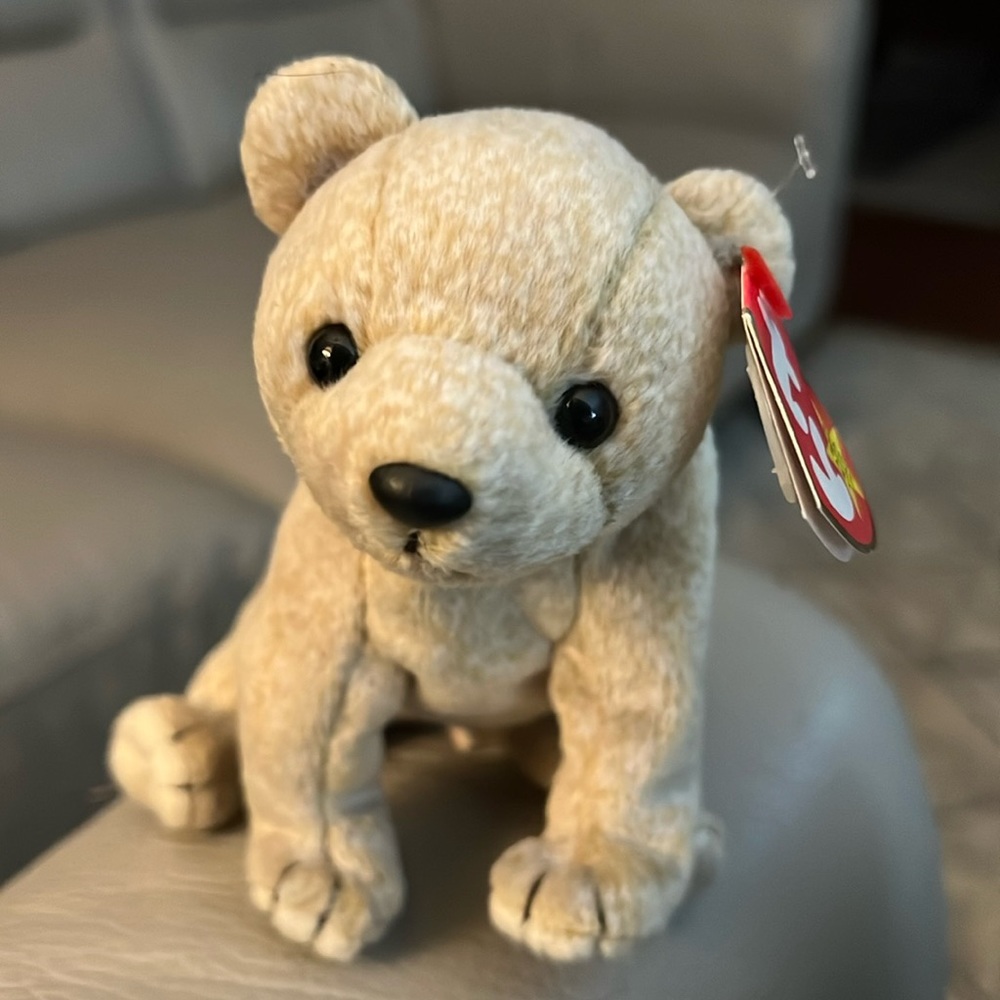 Ty Beanie Babies “Almond” The Bear, April 14, 1999